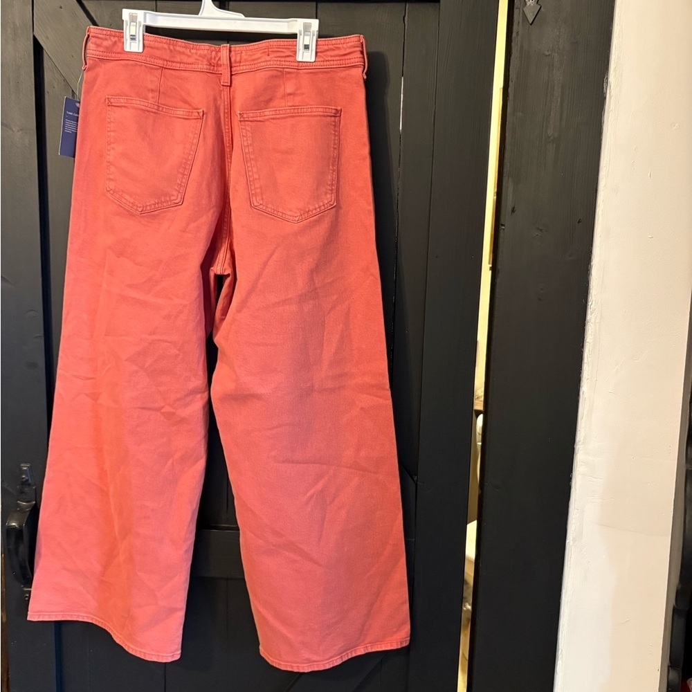 Rust High Rise Sailor Wide Leg Jeans - Picture 2 of 5